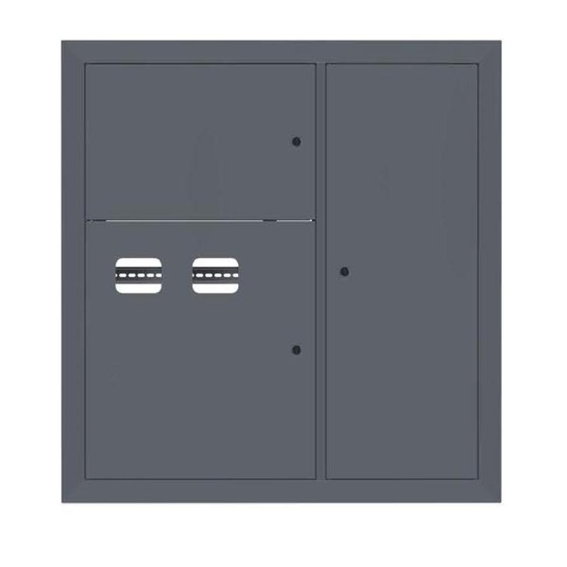 Щит этажный 2 кв. RAL7024 (1000х950х150)  PROxima |mb29-v-2-ral7024| EKF — фото 1 | Sento