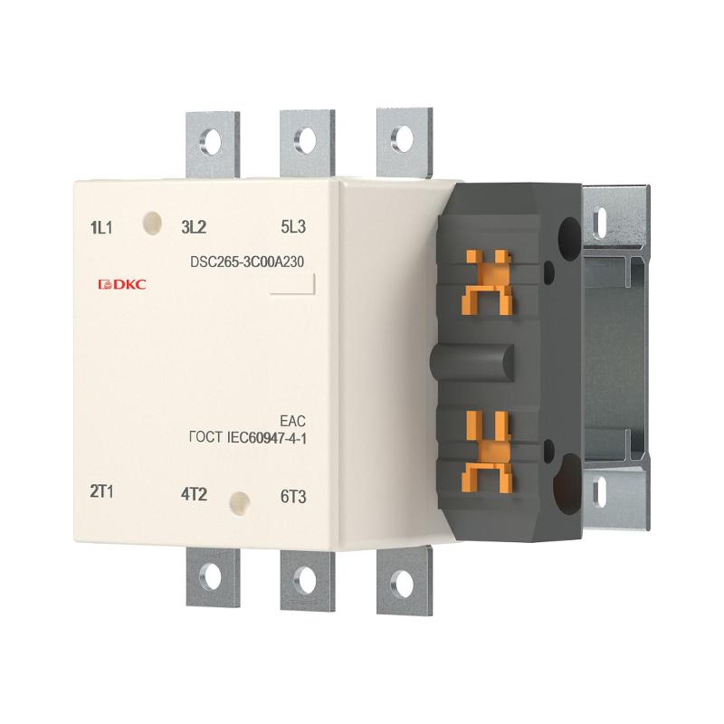 Магнитный контактор DSC265-3C00A230 265А 130кВт (AC3)  кат 220В AC | DSC265-3C00A230 | DKC — миниатюра 5