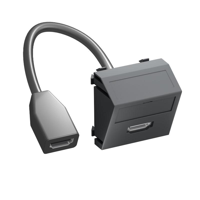 Мультимедийная рамка HDMI Modul45 (черный) (MTS-HD F SWGR1) | 6104841 | OBO Bettermann — OBO Bettermann