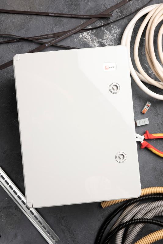 Бокс пластиковый с монтажной платой (ВхШхГ) 400х300х220мм IP65 PROxima | PB65MP004 | EKF — миниатюра 8