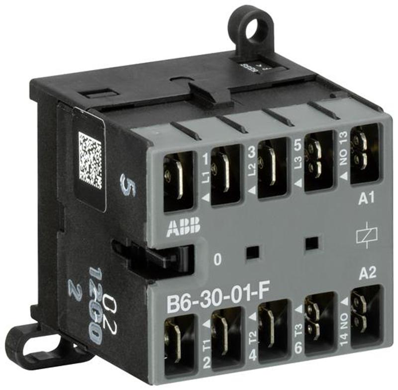 Миниконтактор B6-30-01-F 9A (400В AC3) катушка 110В АС | GJL1211003R8014 | ABB — ABB