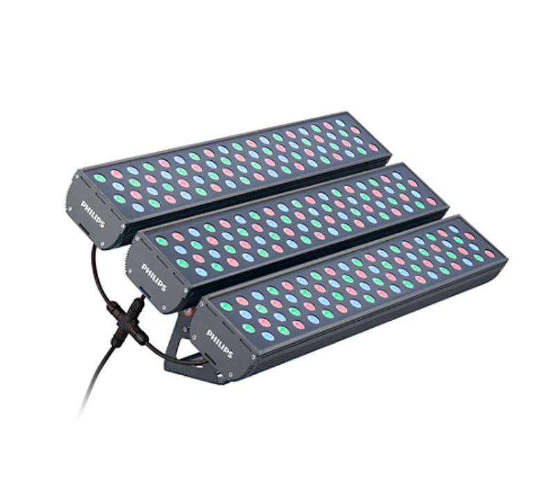 Прожектор светодиодный архитектурный BVP342 216LED RGBNW L75 8 DMX/RDM | 911401750182 | PHILIPS — фото 1 | Sento