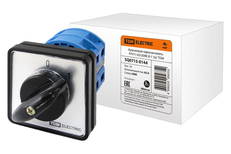 Кулачковый переключатель КПУ11-63/2098  | SQ0715-0144 | TDM — TDM ELECTRIC