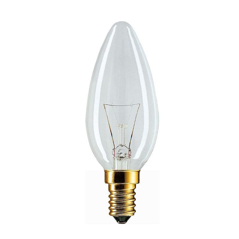 Лампа накаливания ЛОН Stan 40W E14 230V B35 CL 1CT/10X10 | 926000006814 | PHILIPS — Philips