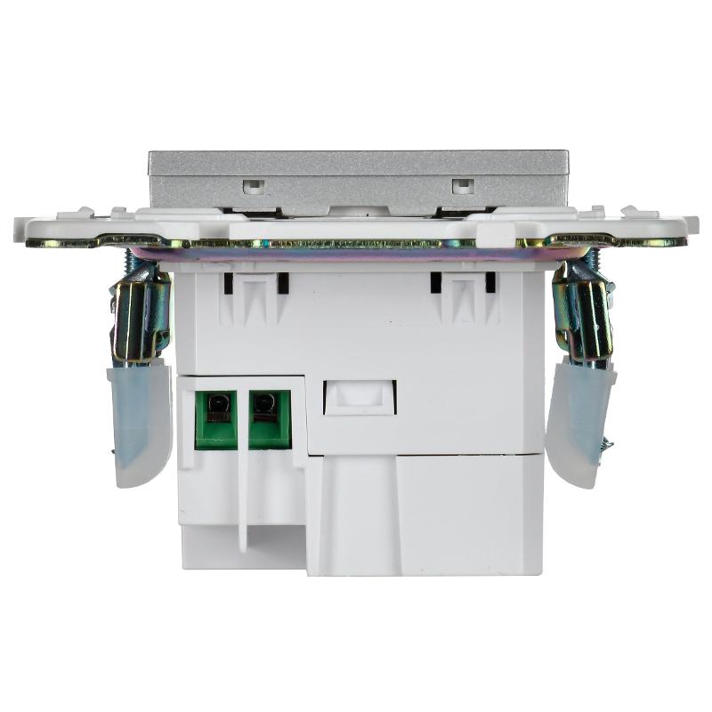 SKANDY Розетка USB A+C 18Вт SK-R13S серебряный  | SK-U22-018-K23 | IEK — миниатюра 3