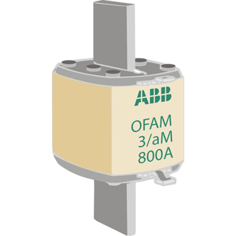 Предохранитель OFAF3aM800 800A тип аМ размер3, до 500В | 1SCA022701R4790 | ABB — ABB