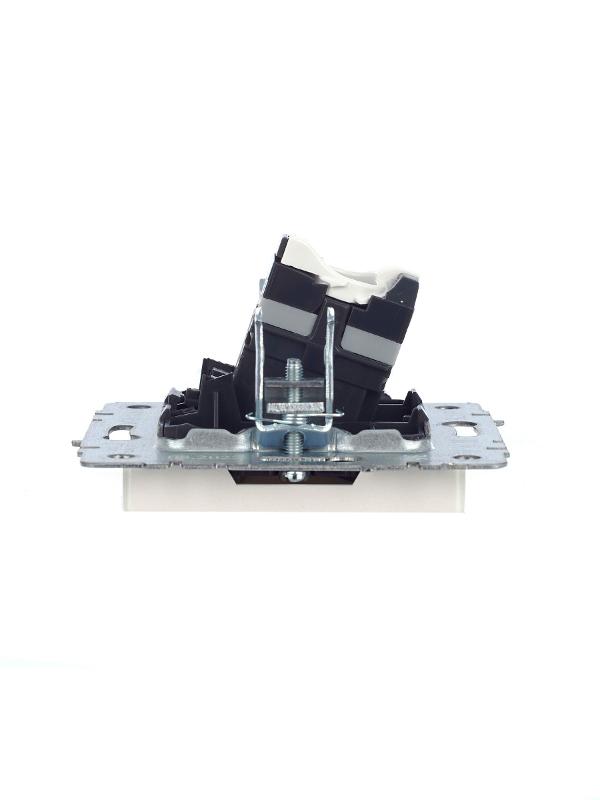 BRITE Розетка компьютерная RJ45 кат.5E РК10-БрЖ жемчужный  | BR-K10-1-K36 | IEK — миниатюра 6
