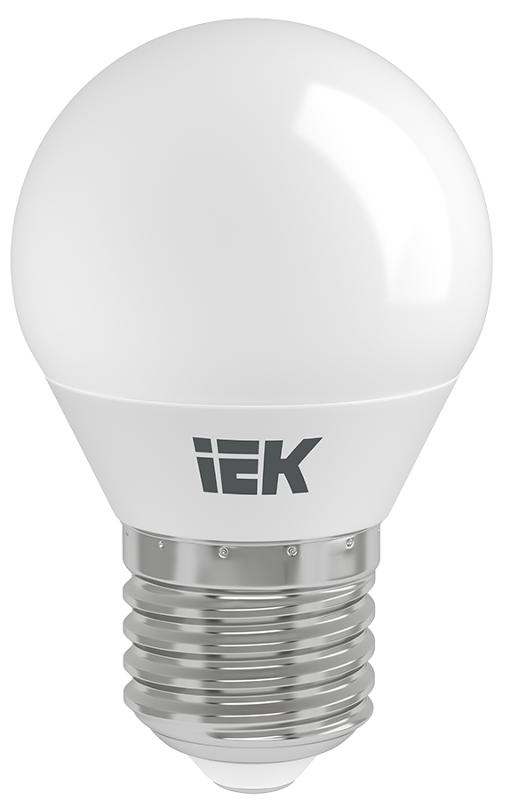 Лампа светодиодная LED 9Вт 230В 6500К E27 шар | LLE-G45-9-230-65-E27 | IEK — миниатюра 2