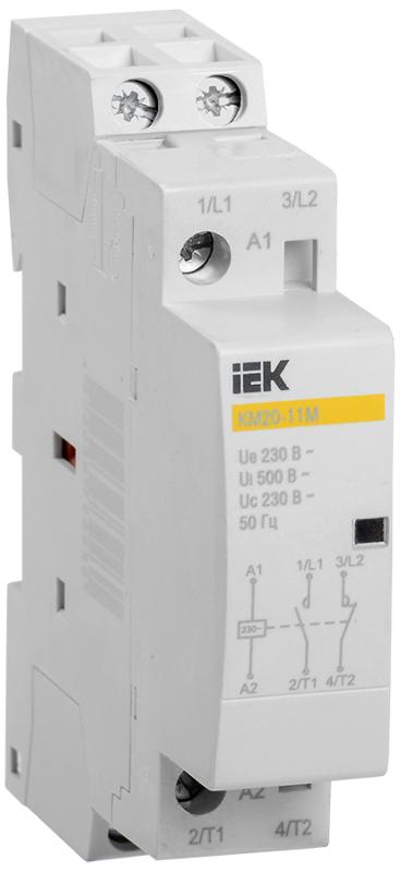 Контактор модульный КМ20-11М AC IEK | MKK11-20-11 | IEK — IEK (ИЭК)