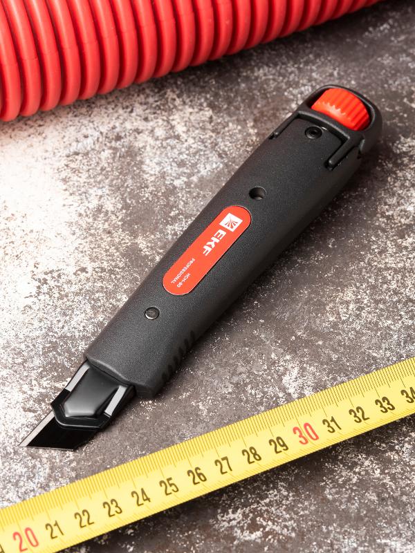 Нож строительно-монтажный 18 мм НСМ-80 (SK4) Heavy Duty (до 60 кг) EKF Professional | ncm-80-pro | EKF — миниатюра 13