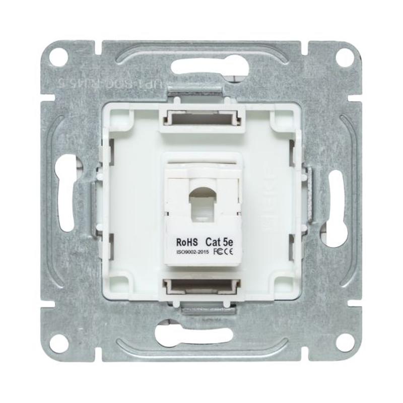 Механизм розетки RJ45 (cat5), шампань Эпика  |UP1-SOC-RJ45-5| EKF — миниатюра 7