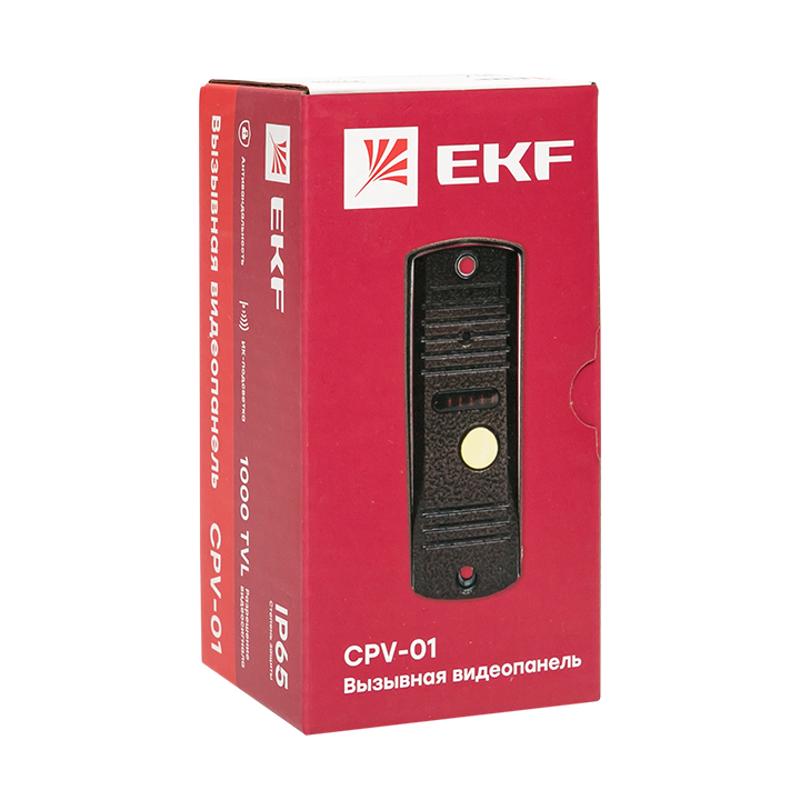 Вызывная видеопанель CPV-01 медь 4пр. 1000TVL IP65 EKF | int-cpv-01 | EKF — миниатюра 6