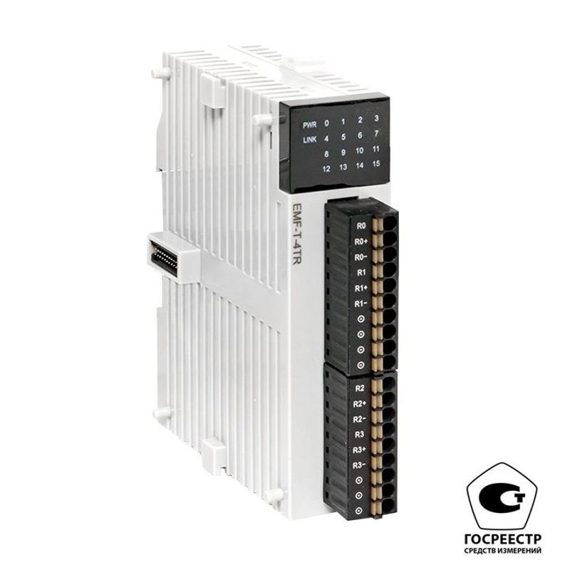 Модуль ввода термосопротивлений EMF 4 PRO-Logic (с поверкой) | EMF-T-4TR-V | EKF — миниатюра 1