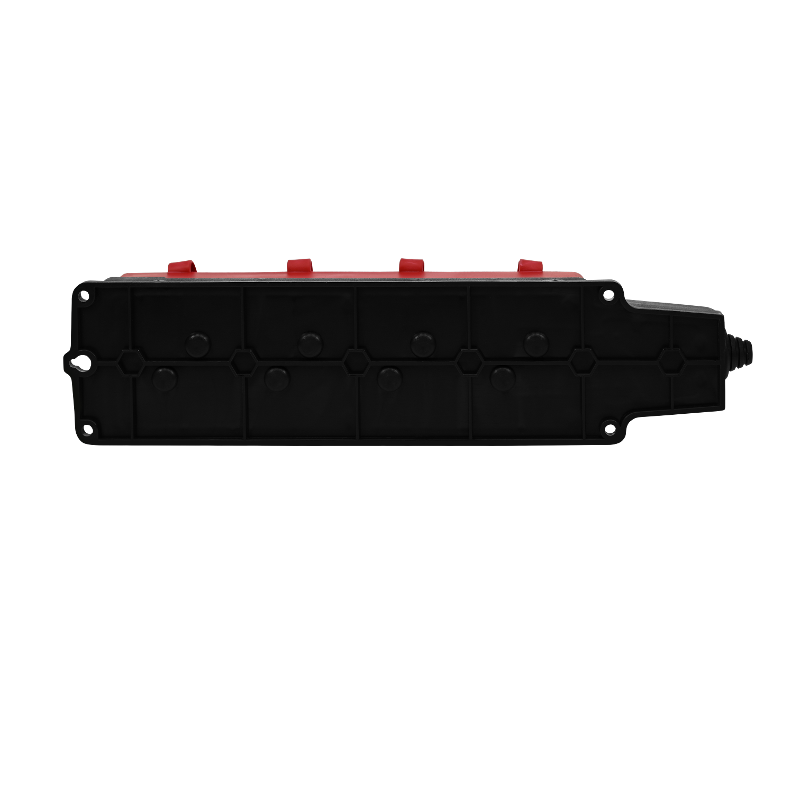 Колодка 4 гнезда 2К+З каучуковая 16А/250В IP44 Красная MultiSet | MST4124RD | SE — миниатюра 8
