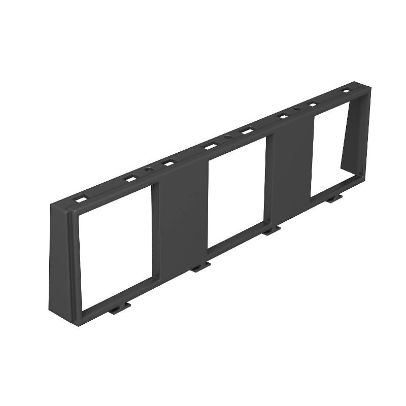 Монтажная рамка Modul45 для системы 55 ( MT45V 3,полиамид,черный) (MT45V 3) | 7408672 | OBO Bettermann — OBO Bettermann