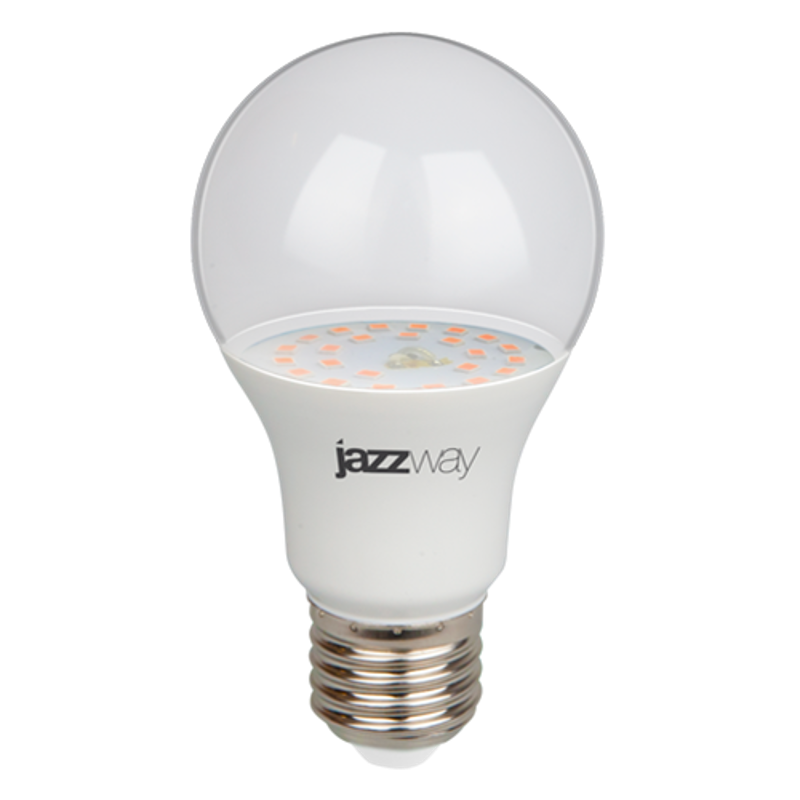 Лампа светодиодная LED PPG A60 Agro 9w CLEAR E27 IP20 ( для растений) — фото 1