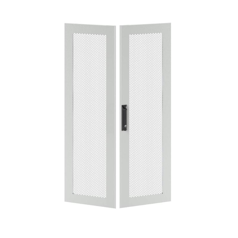 Дверь перфорированная двухстворчатая для IT-CQE 1400 x 800 RAL7035 | RGITCPMD1480 | DKC — DKC (ДКС)