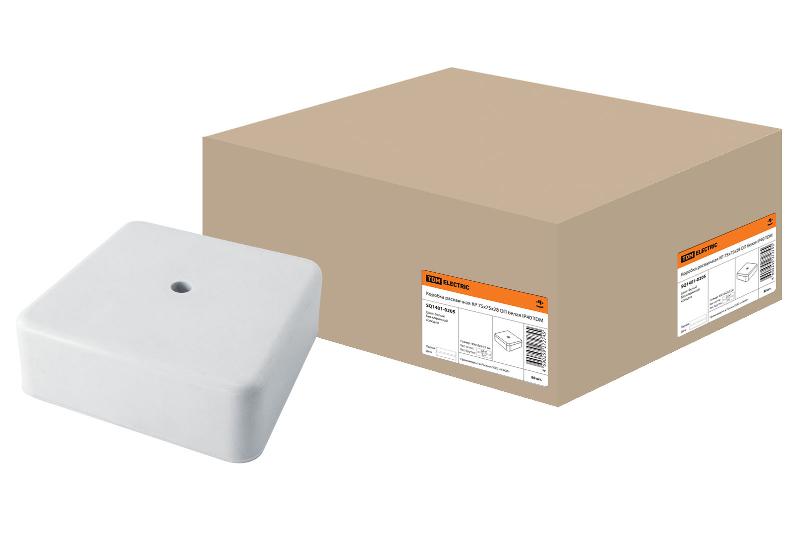 Коробка распределительная КР 75х75х28 о/п белая IP40 | SQ1401-0205 | TDM — TDM ELECTRIC