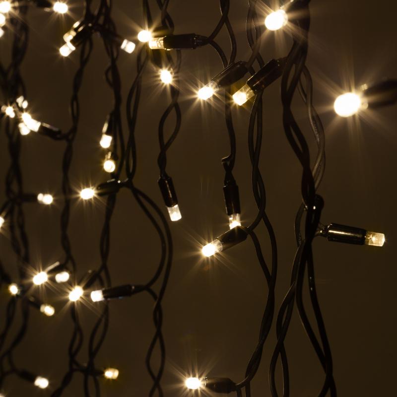 Светодиодная новогодняя гирлянда ERAPS-NK3 нить 10 м тёплый свет 100 LED | Б0051886 | ЭРА — ЭРА (Энергия света)