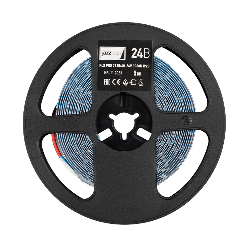 Лента светодиодная PLS PRO 2835/ 60-24V 3000K IP20 -5m | .5015616 | Jazzway — Jazzway
