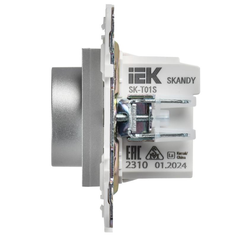 SKANDY Термостат электронный с индикацией SK-T01S серебряный  | SK-RT11-K23 | IEK — миниатюра 5