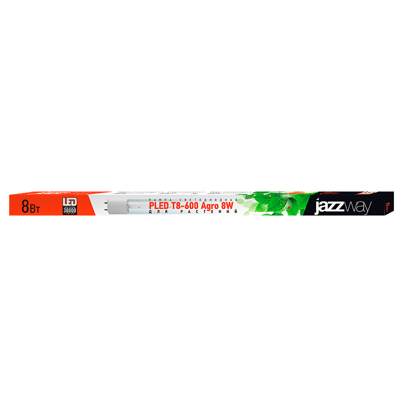 Лампа светодиодная PLED T8 600 Agro 8w CL G13 ( для растений) | .5025899 | Jazzway — миниатюра 3