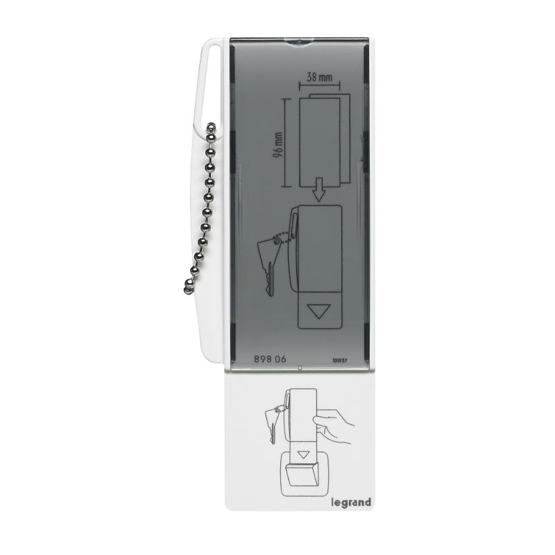 Ключ-карта - с держателем этикеток | 089806 | Legrand — Legrand