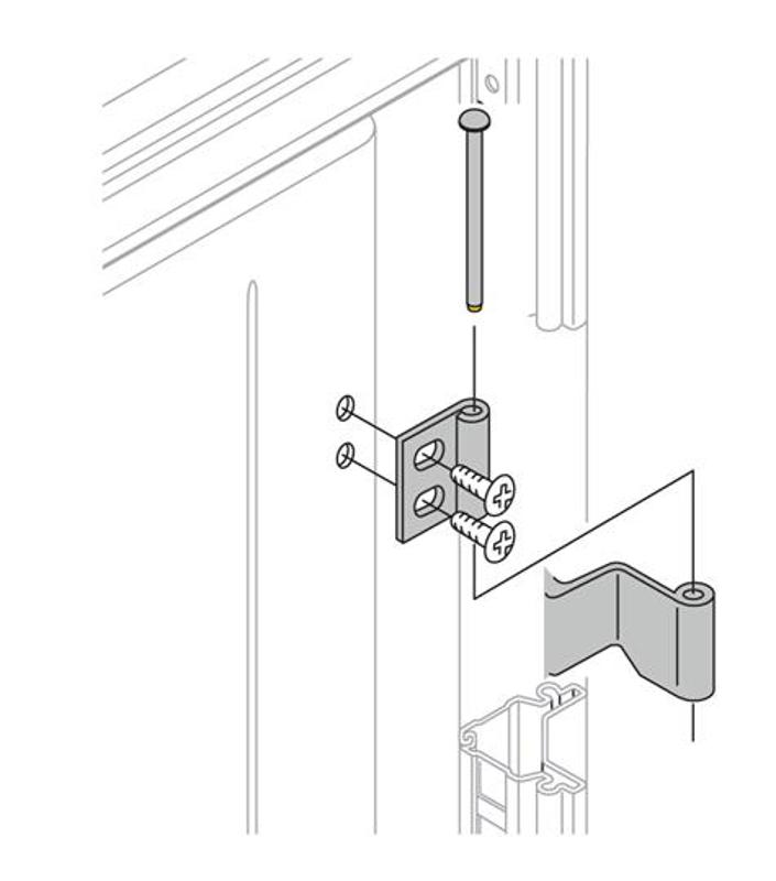 Петли с углом открытия 180*, (4шт) | CR0181 | ABB — ABB