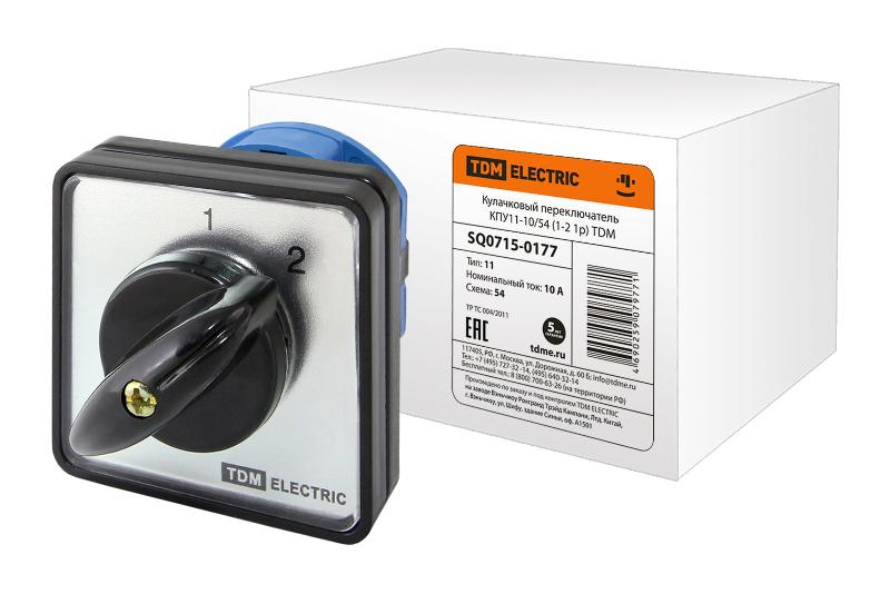 Кулачковый переключатель КПУ11-10/54  | SQ0715-0177 | TDM — TDM ELECTRIC