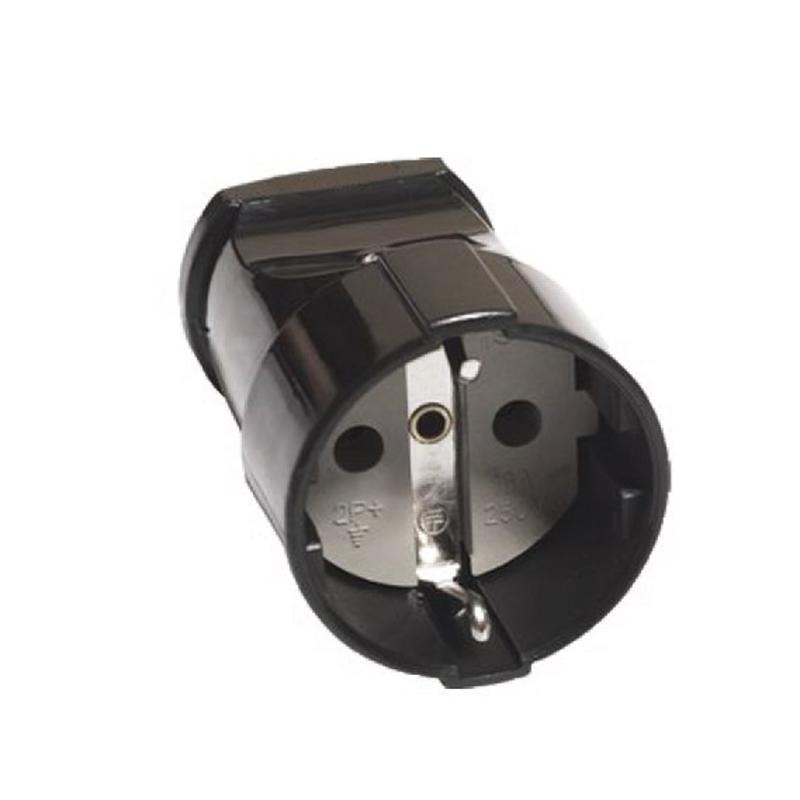 Кабельная розетка 2П+3 16А 250B черная  | SQ1806-0032 | TDM — миниатюра 2