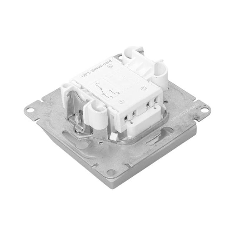 Механизм выключателя, карточный, с подсветкой, алюминий Эпика EKF | UP1-SWA-card | EKF — миниатюра 13