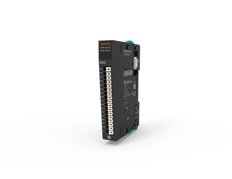 Аналоговый модуль вывода, 8 выходов 0-10В 12bit | SM501813 | Systeme Electric — фото 1 | Sento