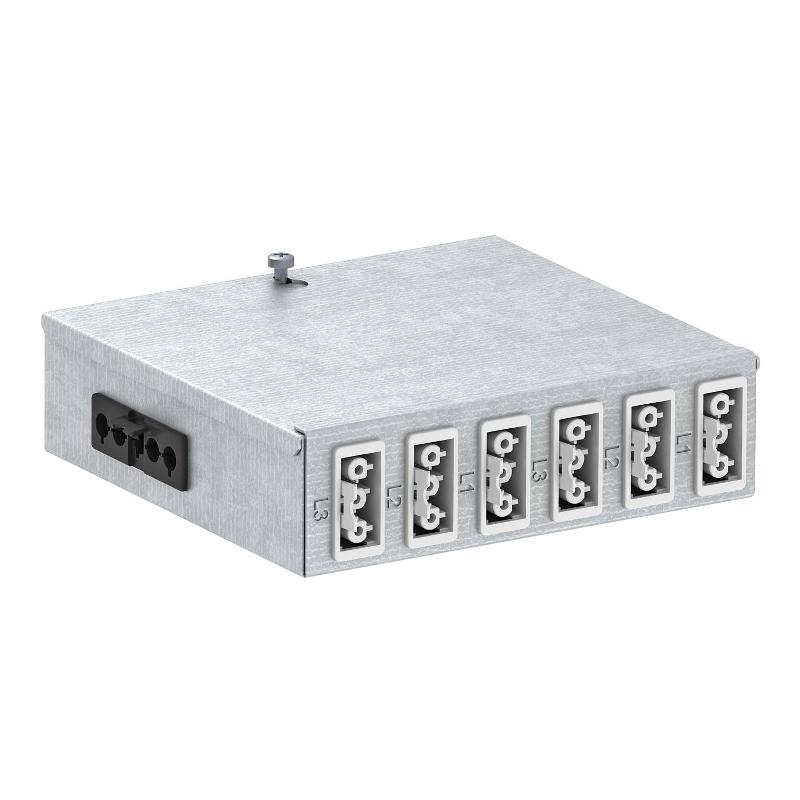 Распределитель энергии UVS 160x150x48 мм (сталь) (UVS-6W2SA) | 6108014 | OBO Bettermann — OBO Bettermann