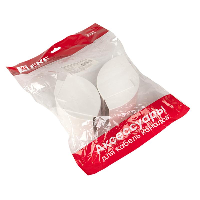 Угол внешний (60х60) (4 шт) Plast EKF PROxima Белый|obw-60-60x4|EKF — миниатюра 2
