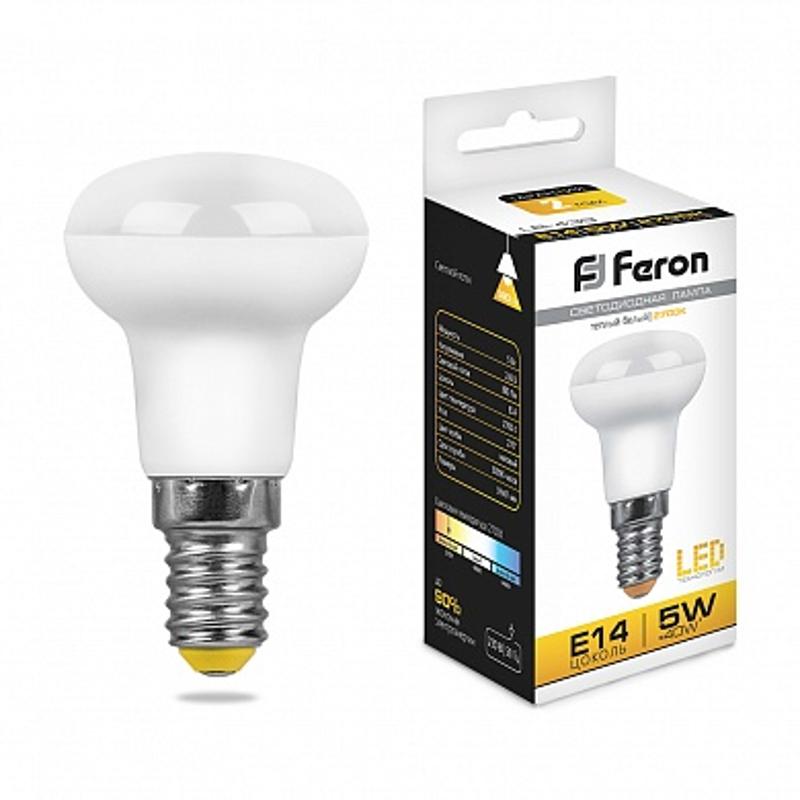 Лампа светодиодная рефлектор LB-439 (5W) 230V E14 2700K R39 | 25516 | FERON — фото 1 | Sento