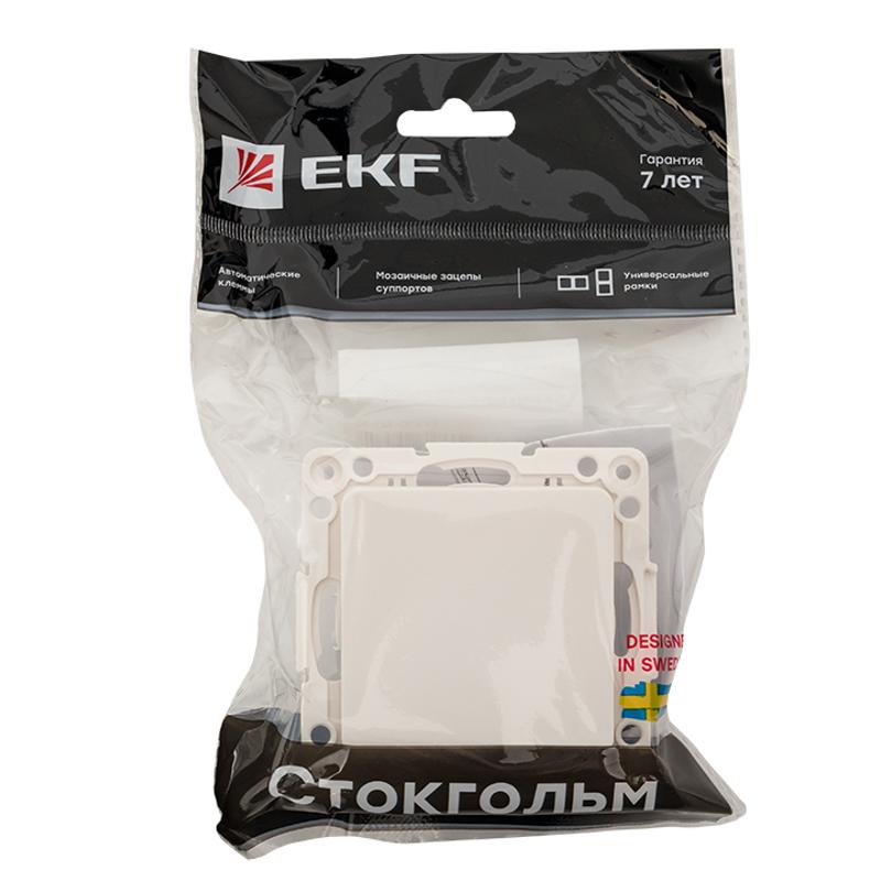 Стокгольм Механизм Выключателя 1-кл. 10А белый PROxima | EYV10-121-10 | EKF — миниатюра 5