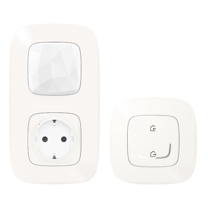 Пакет Умный стартовый Valena Allure(шлюз WiFi+розетка Умн. с/з 16А 230В+главн.беспроводн.выкл. "Я дома/Я вне дома") жемчуж. Netatmo — миниатюра 5