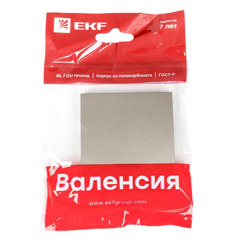 Валенсия лицевая панель выключателя 1-кл. с индикатором 10А кашемир EKF PROxima |  ESV10-L-121-40 |  EKF — миниатюра 3