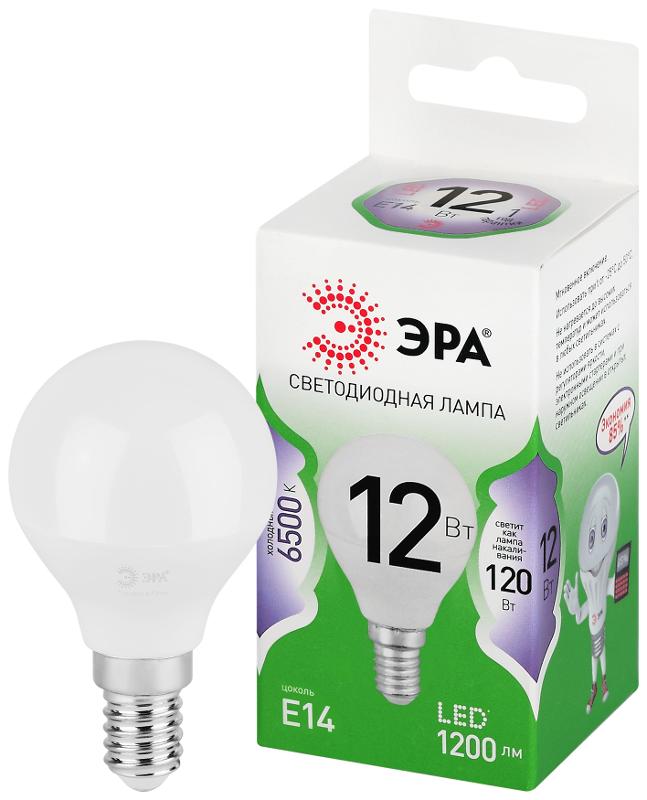 Лампа светодиодная GREEN LINE LED P45-12W-865-E14 GL E14 12 Вт шар холодный свет | Б0067071 | ЭРА — ЭРА (Энергия света)