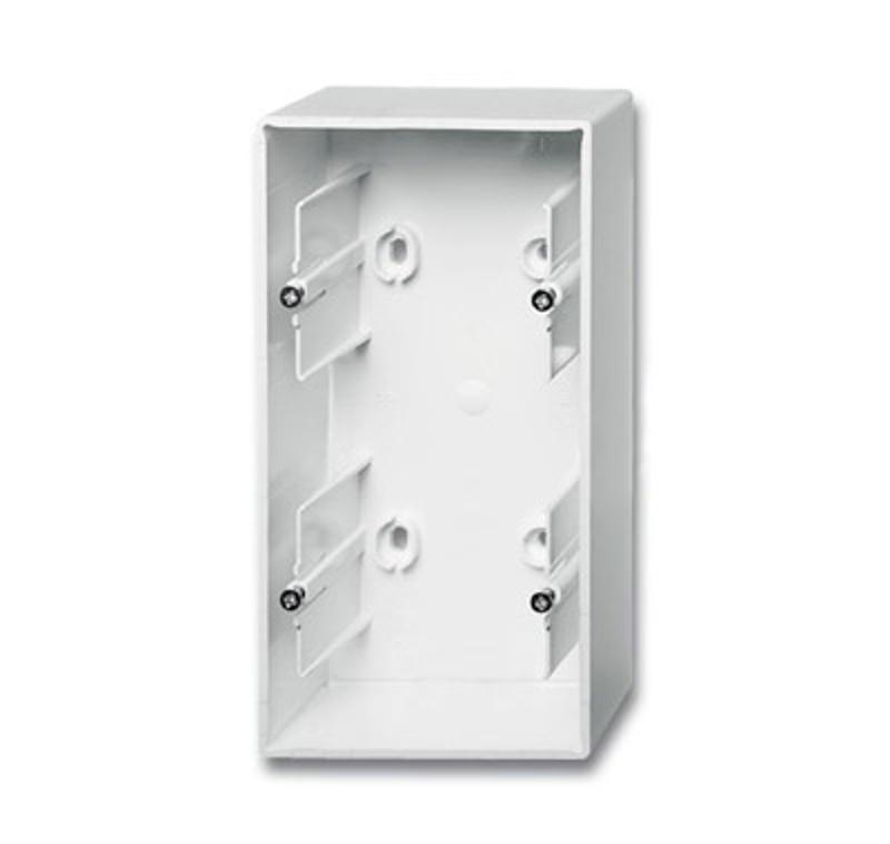 ABB Basic 55 Альп. белый Коробка для открытого монтажа, 2-постовая | 1799-0-0975  | 2CKA001799A0975 | ABB — ABB
