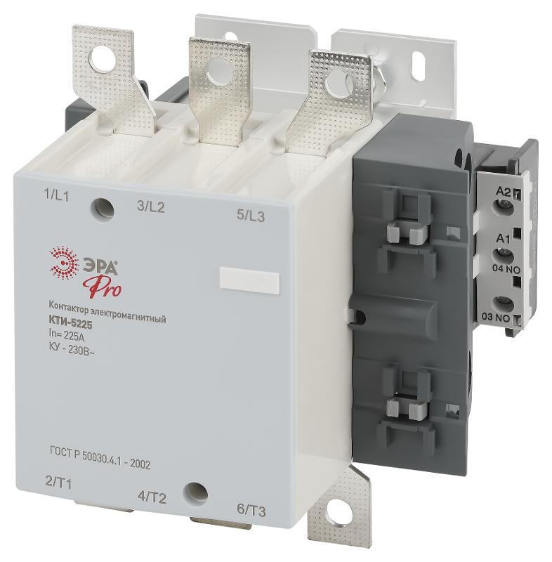 Контактор КТИ-5225 PRO KKT50-225-230-10-E 225А 230В/АС3 | Б0054926 | ЭРА — ЭРА (Энергия света)