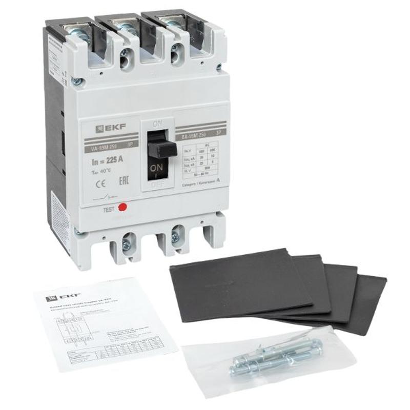 Выключатель автоматический ВА-99М 250/225А 3P 25кА EKF Basic | mccb99-250-225m | EKF — миниатюра 15