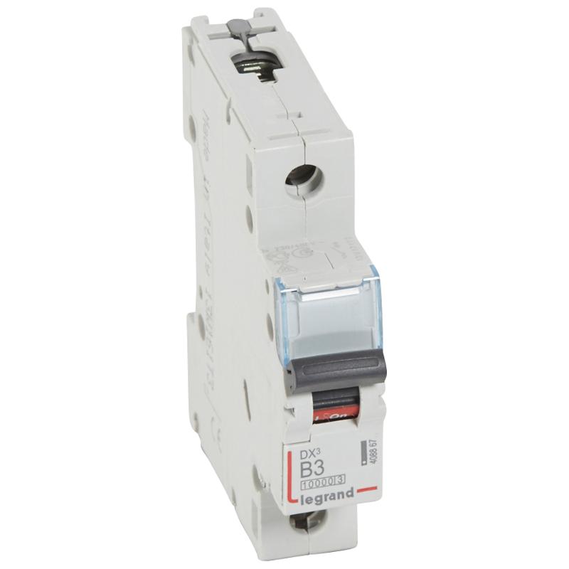 Выключатель автоматический  однополюсный DX3 10000 3А B 16кА | 408867 | Legrand — Legrand
