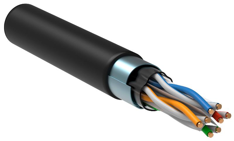 *Каб. в. п. F/UTP, кат. 6 4x2х23AWG solid LSZH 305м чер.  | LC3-C604-329 | ITK — ITK