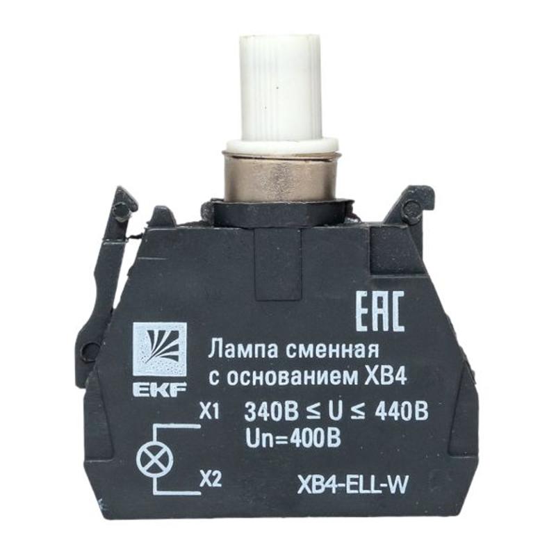 Лампа сменная c основанием XB4 белая  400В EKF PROxima  |  XB4-ELL-W |  EKF  — миниатюра 19