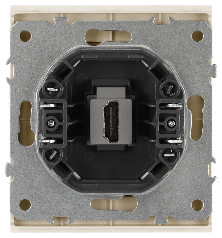 Розетка Arktik 16-3114-04 HDMI шампань | Б0070507 | ЭРА — миниатюра 4