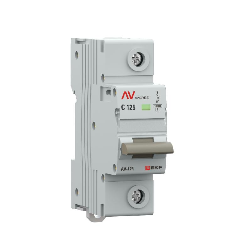 Выключатель автоматический AV-125 1P 125A (D) 10kA  AVERES |mcb125-1-125D-av| EKF — миниатюра 6