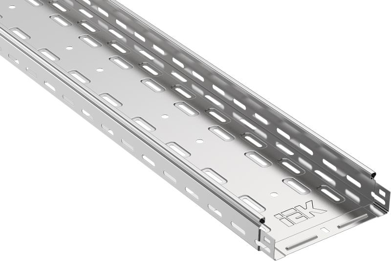 ESCA Лоток перфорированный 50х100х3000 RAL 9016 GL | CLPK10-050-100-3 | IEK — IEK (ИЭК)