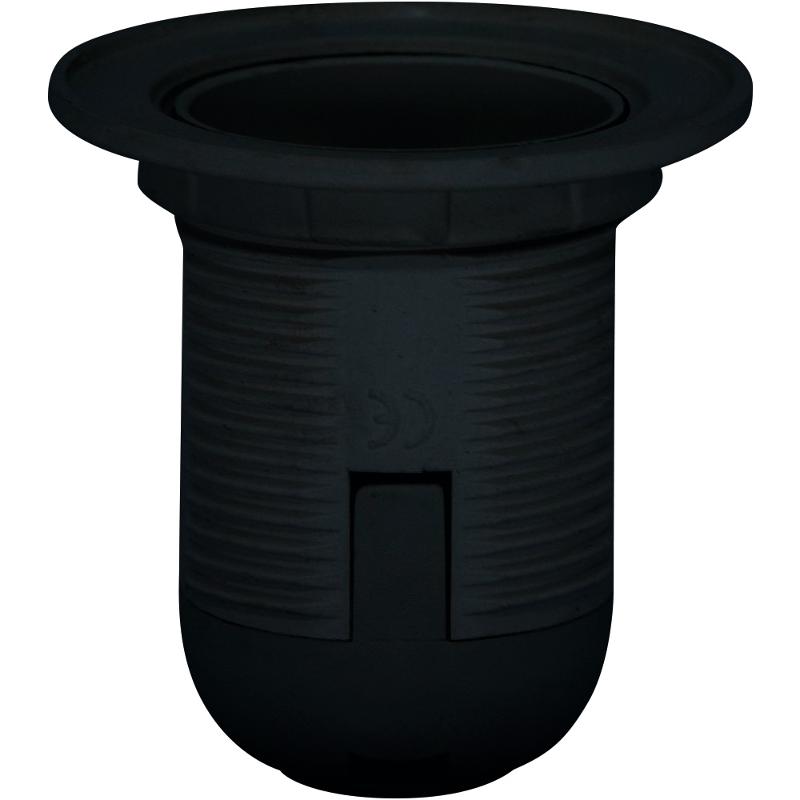 LH110 230V E27 патрон пластиковый (57x59мм) черный | 22369 | Feron — Feron