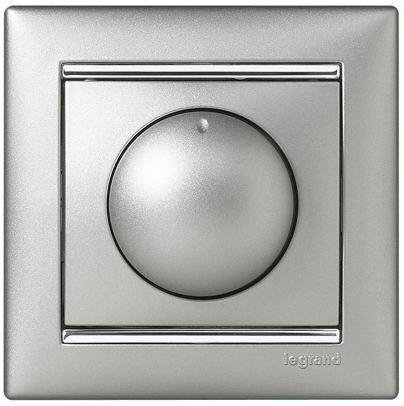 Valena Алюминий Светорегулятор поворотный 40-400W для ламп накаливания (вкл поворотом) — миниатюра 5